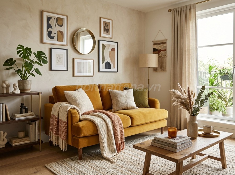 Sofa 2 Chỗ Đẹp: Giải Pháp Tối Ưu Cho Phòng Khách Nhỏ Hiện Đại 1 sofa 2 chỗ đẹp cho không gian nhỏ