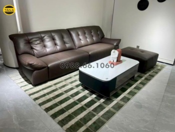 Sofa Da Sinh Thái Tựa Lông Vũ AT-6655