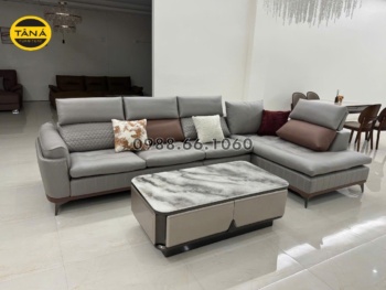 Sofa Vải Giả Da AT-T329-5 Sang Trọng Hiện Đại Nhập Khẩu