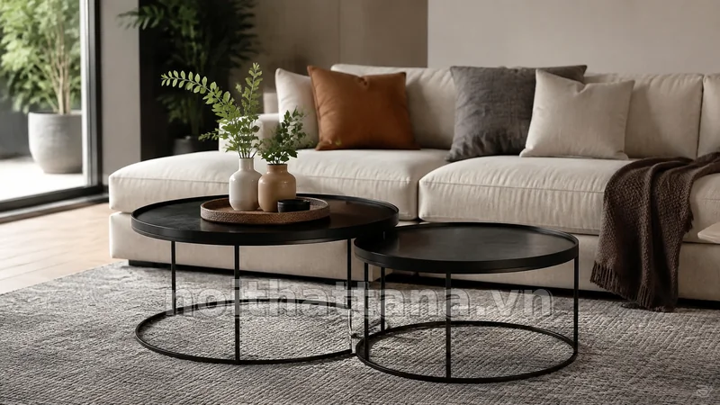 Ứng dụng thực tế của bàn trà đôi trong nhà