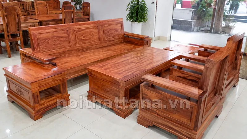 Bộ Bàn Ghế Gỗ Hương Đá
