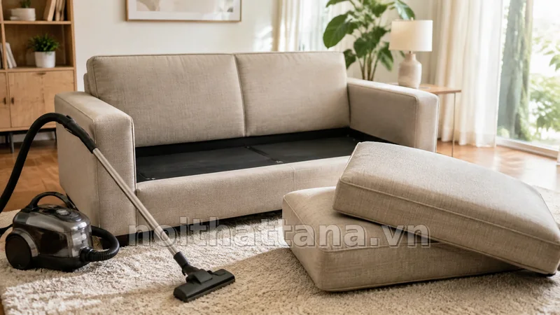 Cách phối cách giặt ghế sofa với phòng khách hoặc phòng ăn