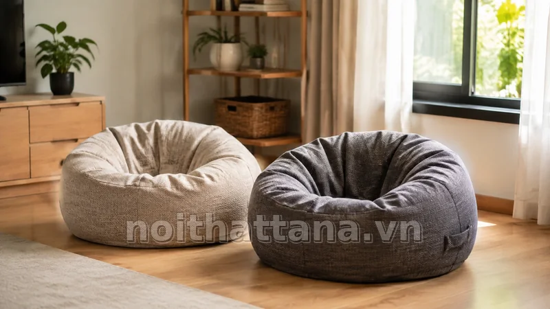 Ứng dụng thực tế của ghế lười tròn trong nhà