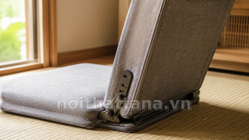 Chi tiết kích thước và chất liệu của ghế tatami