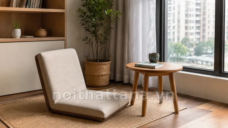 Ứng dụng thực tế của ghế tatami trong nhà
