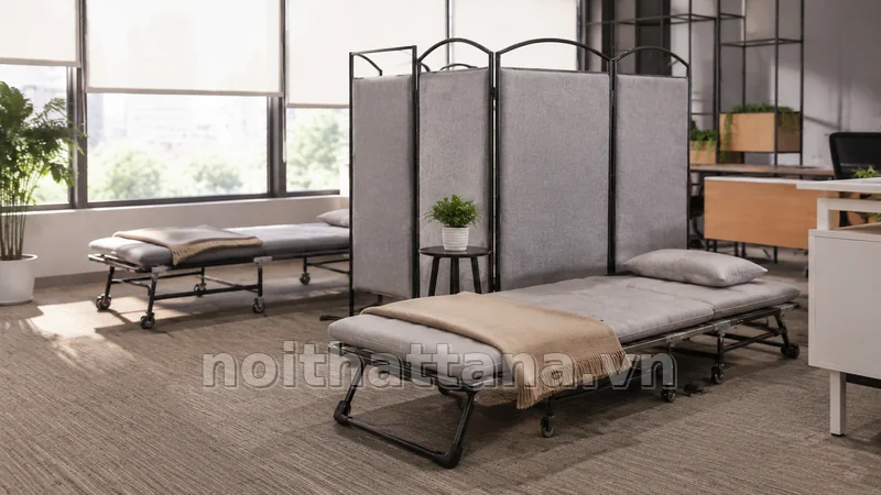 Ứng dụng giường xếp văn phòng trong nhà hoặc văn phòng