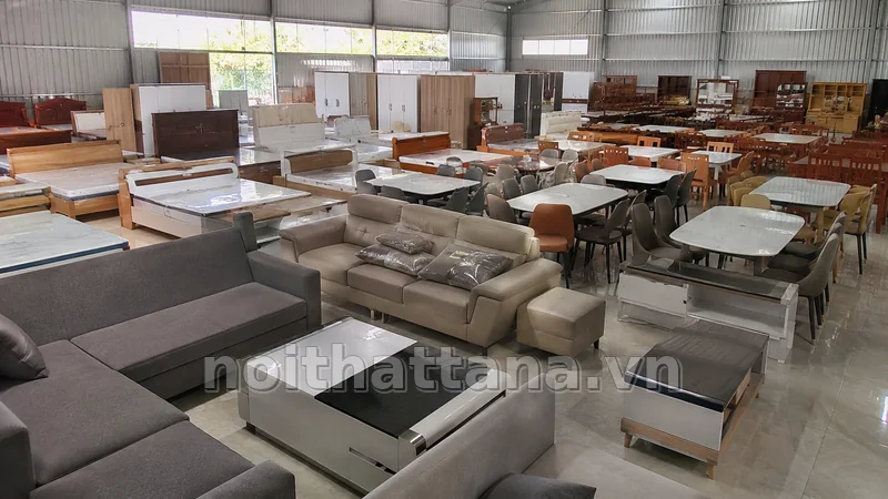 kho nội thất trong không gian nội thất thực tế