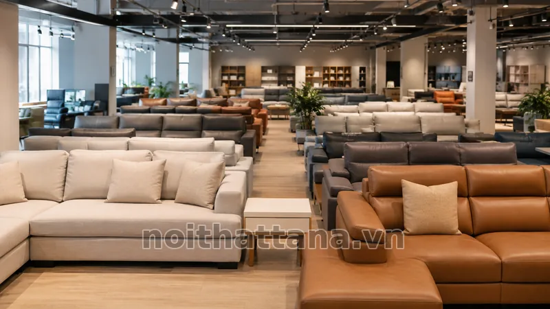 Chi tiết và tỷ lệ của siêu thị nội thất