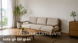 Sofa Gỗ Tối Giản: Cách Chọn Đẹp, Gọn Và Dễ Phối