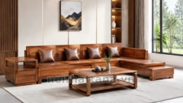 Sofa Góc Gỗ: Cách Chọn Đẹp, Bền Và Hợp Phòng Khách