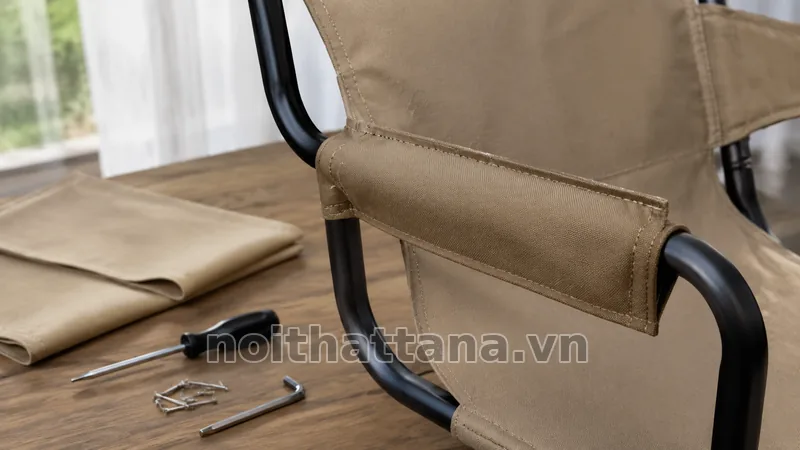 Chi tiết và tỷ lệ của thay vải ghế bố