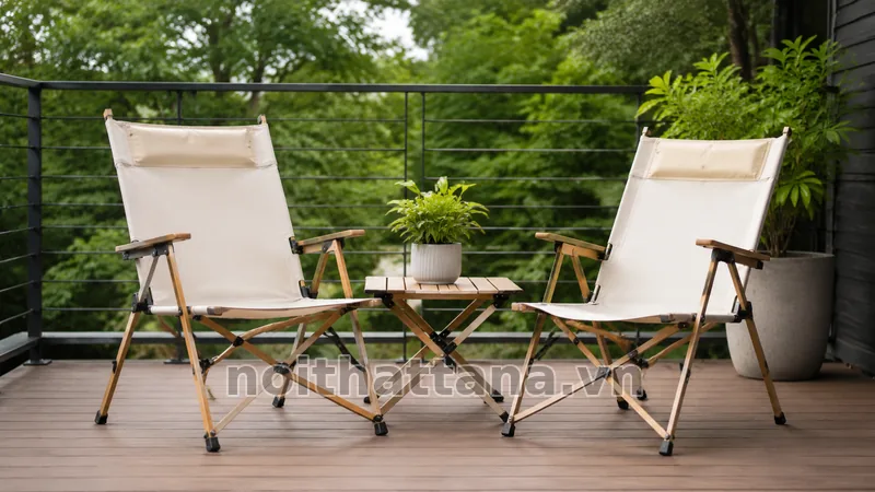 Phối thay vải ghế bố với nội thất liên quan