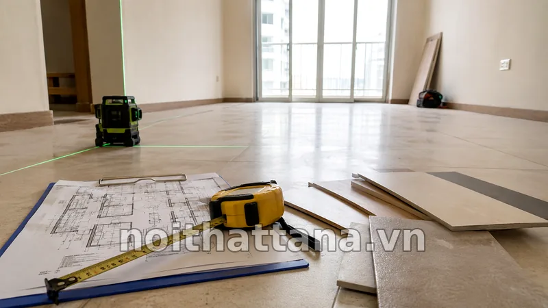Thi Công Nội Thất Giá Rẻ: Cách Tối Ưu Chi Phí Hiệu Quả 1 Khảo sát mặt bằng trước khi thi công nội thất giá rẻ