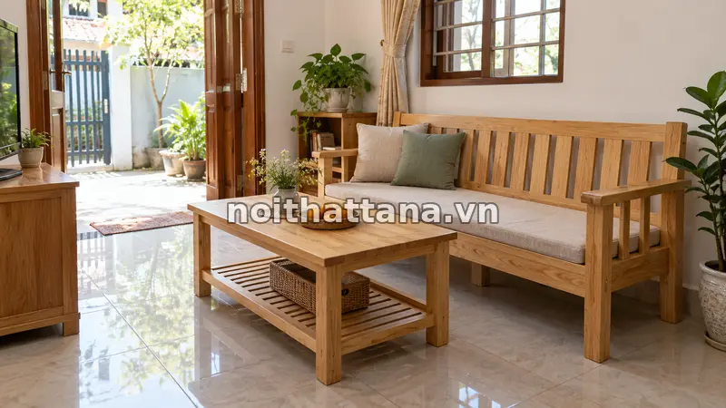 bàn ghế gỗ phòng khách giá 3 triệu: ba triệu thường mua được những lựa chọn nào?