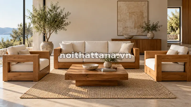 bàn ghế hộp: đo phủ bì từng món