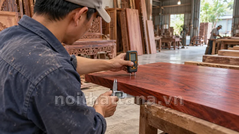 giá gỗ gõ đỏ bao nhiêu 1m²: độ dày danh nghĩa và độ dày hoàn thiện