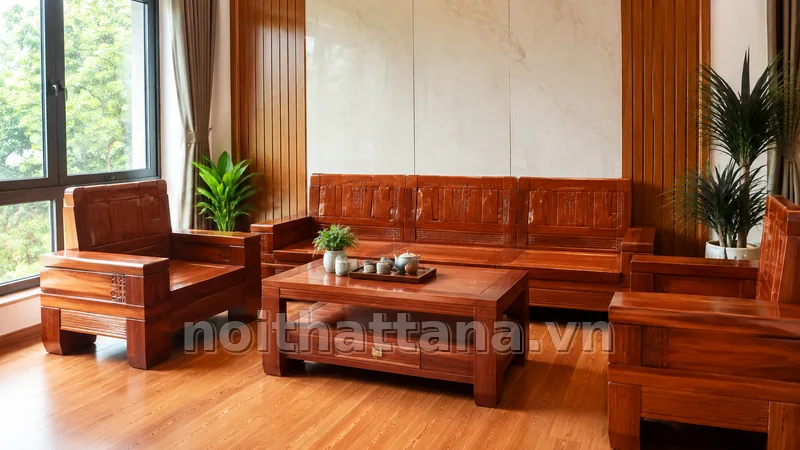 gỗ gõ đỏ có tốt không trong không gian nội thất thực tế