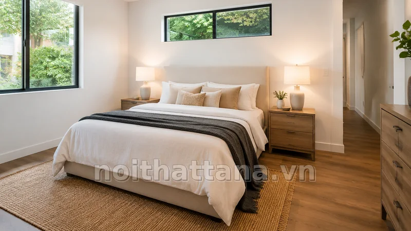 Ứng dụng thực tế của kích thước giường đôi trong nhà hoặc văn phòng