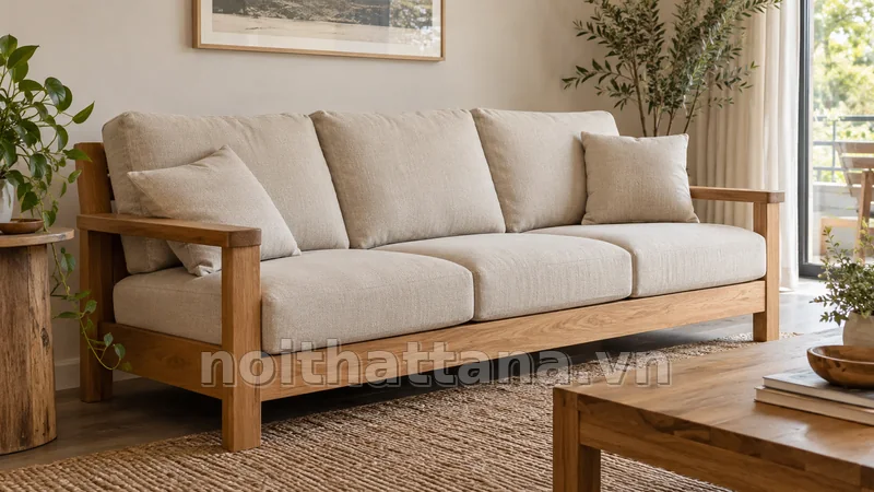 may nệm sofa - chi tiết lựa chọn và bố trí thực tế