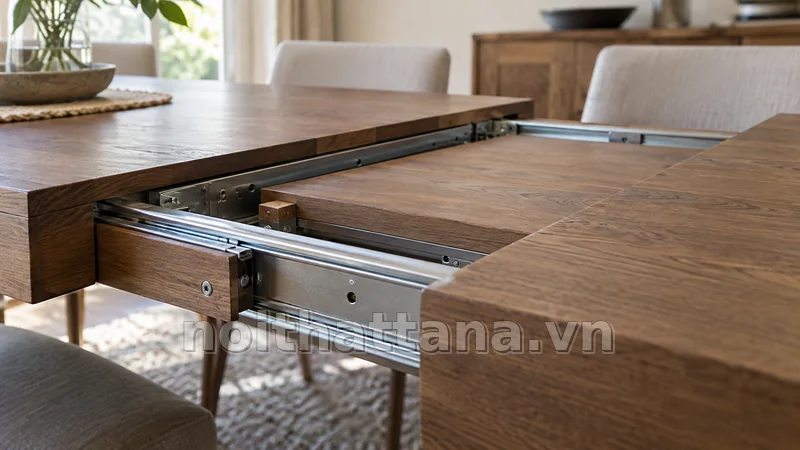 phụ kiện bàn ăn thông minh - chi tiết lựa chọn và bố trí thực tế