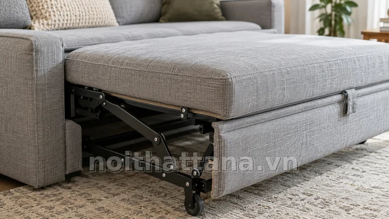 sofa giường gấp thông minh - chi tiết lựa chọn và bố trí thực tế