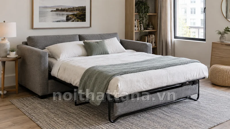 sofa giường gấp thông minh - chi tiết lựa chọn và bố trí thực tế