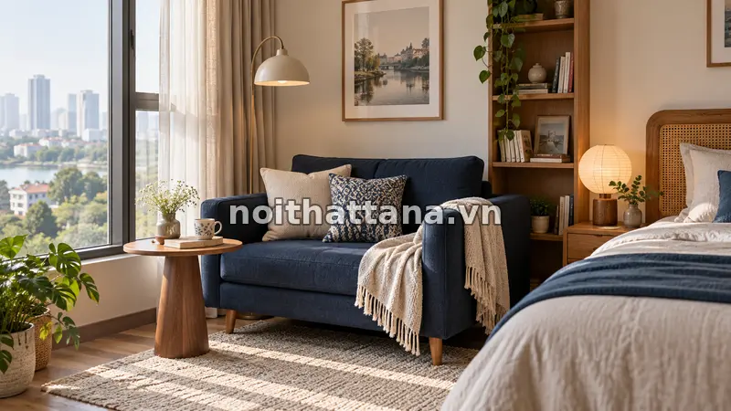 sofa mini: chọn một băng hay góc l nhỏ?