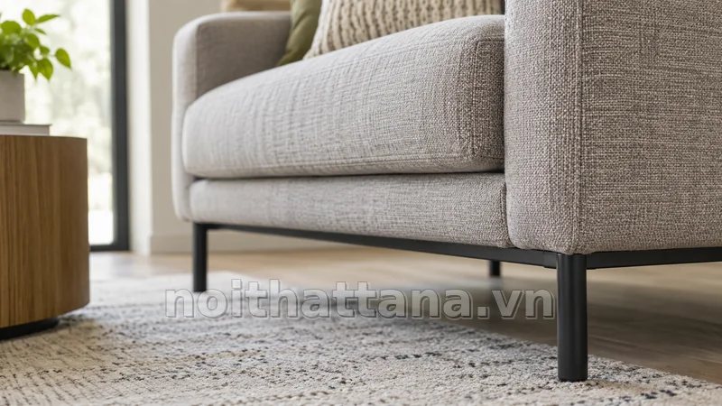 sofa sắt - chi tiết lựa chọn và bố trí thực tế