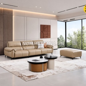 Sofa Da Sinh Thái Hiện Đại Nhập Khẩu AT-2825