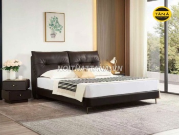 Giường Ngủ Bọc Da Bò AT-M2060 Sang Trọng Nhập Khẩu Đài Loan