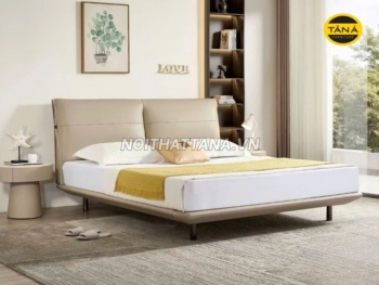 Giường Ngủ Bọc Da Bò AT-M2169 Sang Trọng Nhập Khẩu Đài Loan