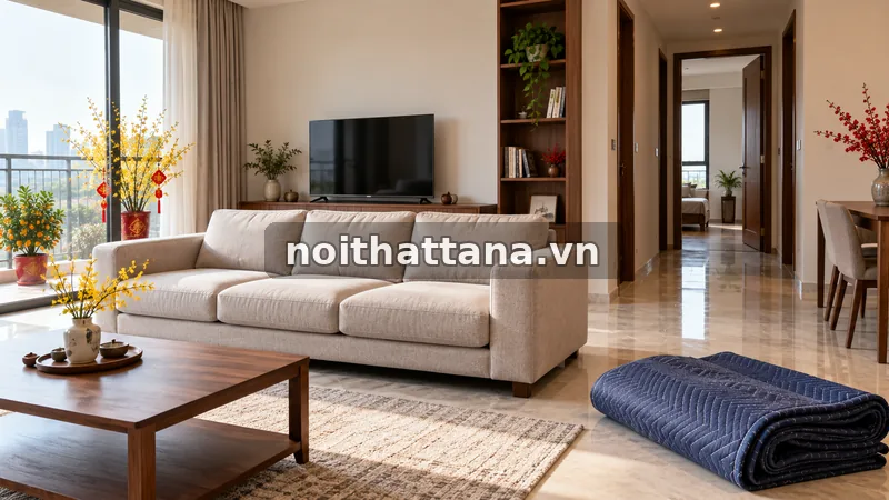 kinh nghiệm mua sofa đón Tết: kiểm tra lịch giao và chi phí