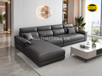 Sofa Góc L Da Hàn Quốc N196 Hiện Đại Sang Trọng