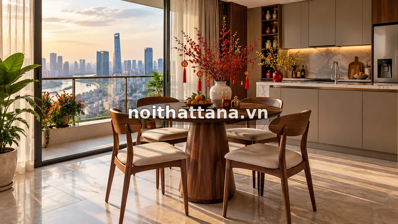 nội thất Tết TPHCM: sofa gọn cho không gian đô thị