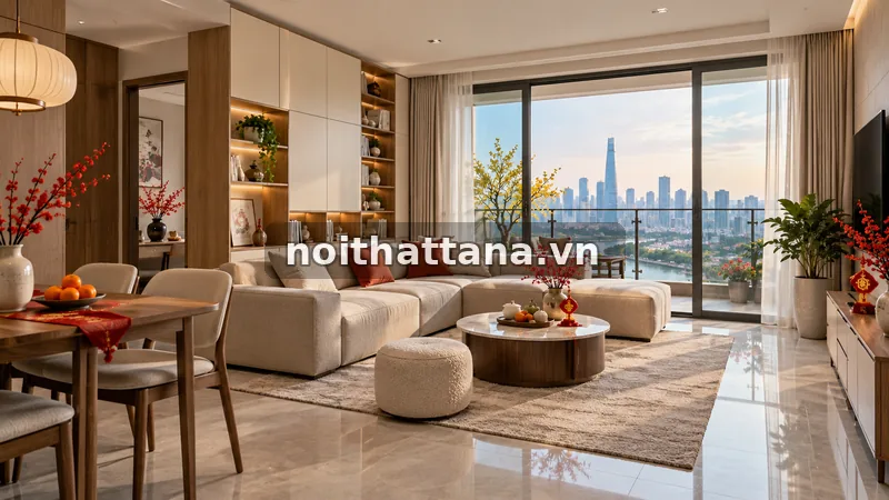 nội thất Tết TPHCM: đặt lịch giao tránh giờ cao điểm